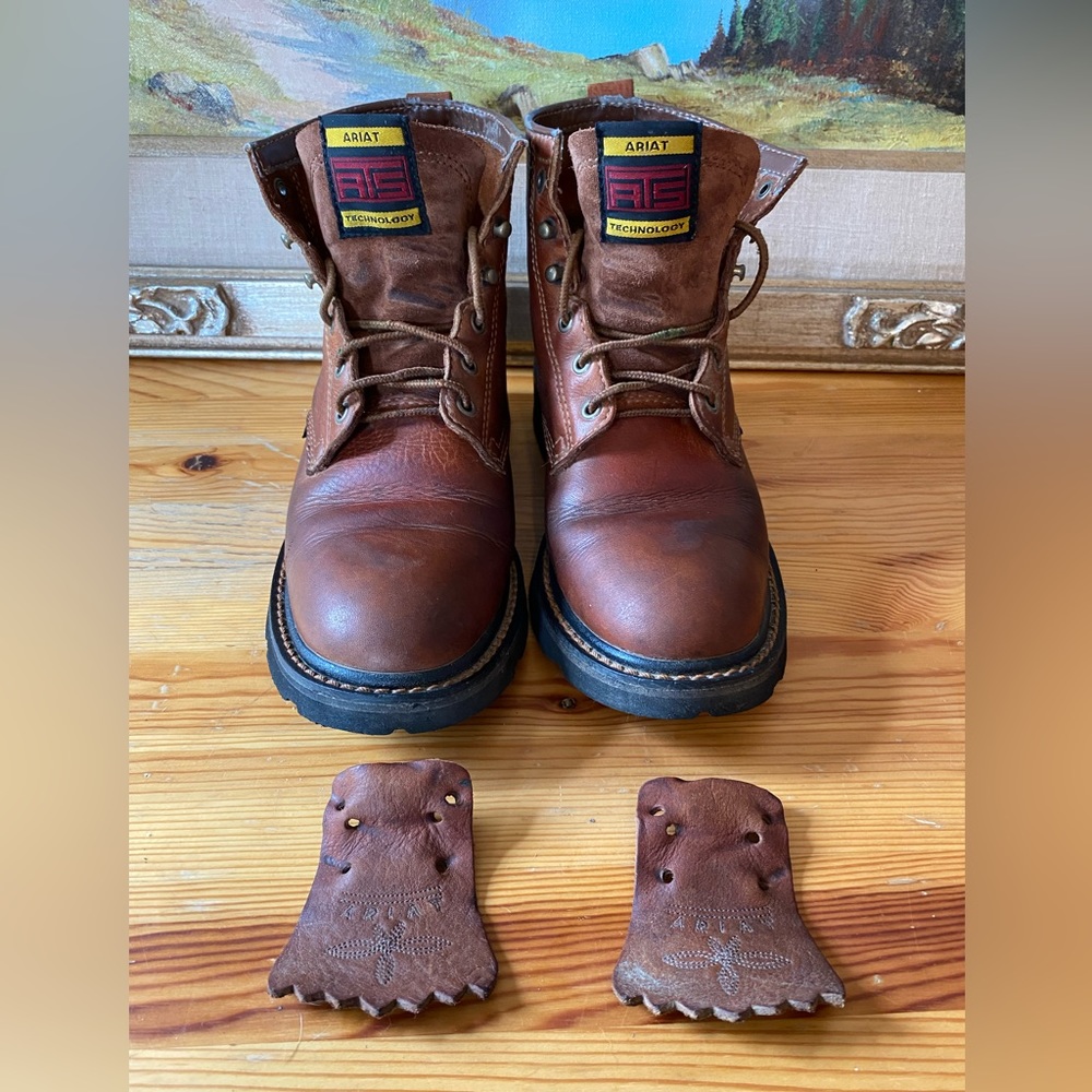 Ariat Brown Leather Lace Up Roper Ankle Boot (31080)